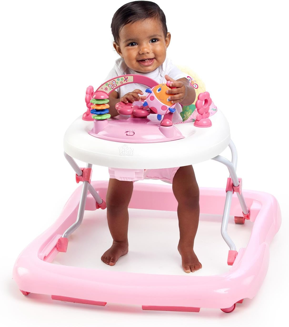 Bright Starts Juneberry Walk-A-Bout Walker with Easy Fold Frame for Storage, Ages 6 Months + image number 1