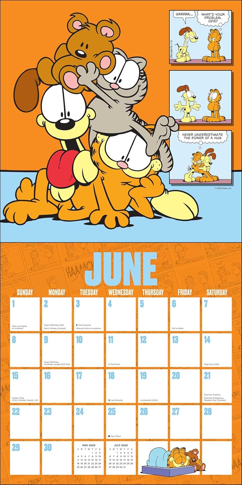 Garfield 2025 Wall Calendar image number 3