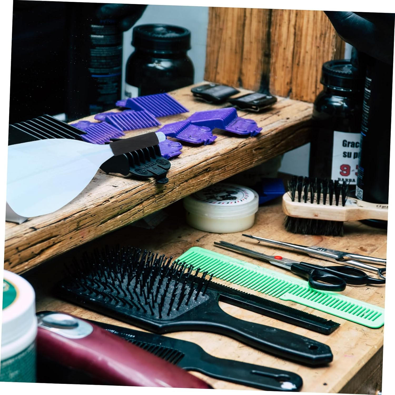 Beatifufu Blue Haircut for Hairspray Protection Non-Slip Sponge for Salon and Home Use for Facial Guard during Hair Treatments image number 1