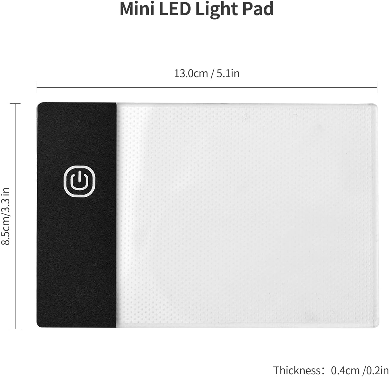 Super Mini LED Light Pad Ultra-Thin Light Box USB Powered Dimmable Brightness Artcraft Tracer for Children Students Adults Drawing Tracing Practise Calligraphy Flipbook Flip Books Animation Cartoon image number 4
