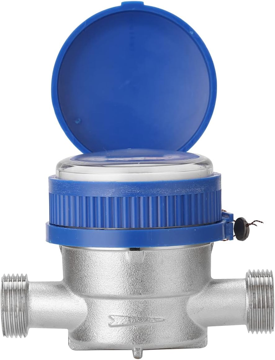 Mingzhe 15Mm 1/2 Inch Intelligent Water Meter Household Mechanical Rotor Type Cold Water Meter Pointer Digital Display Combination Water Meters image number 1