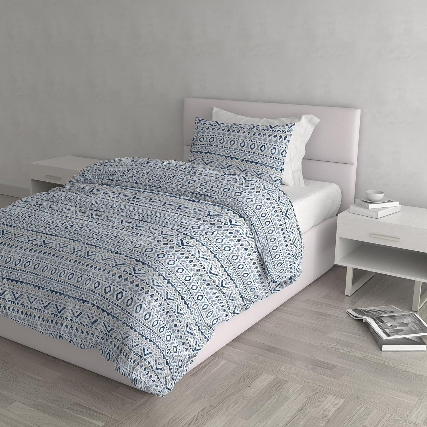 Hellas Fantasy Duvet Cover Set, Made in Italy &ndash; Duvet Cover Set &ndash; Duvet Cover 250 X 200 Cm with Flap and Pillow Cases, Double, Hellas image number 1