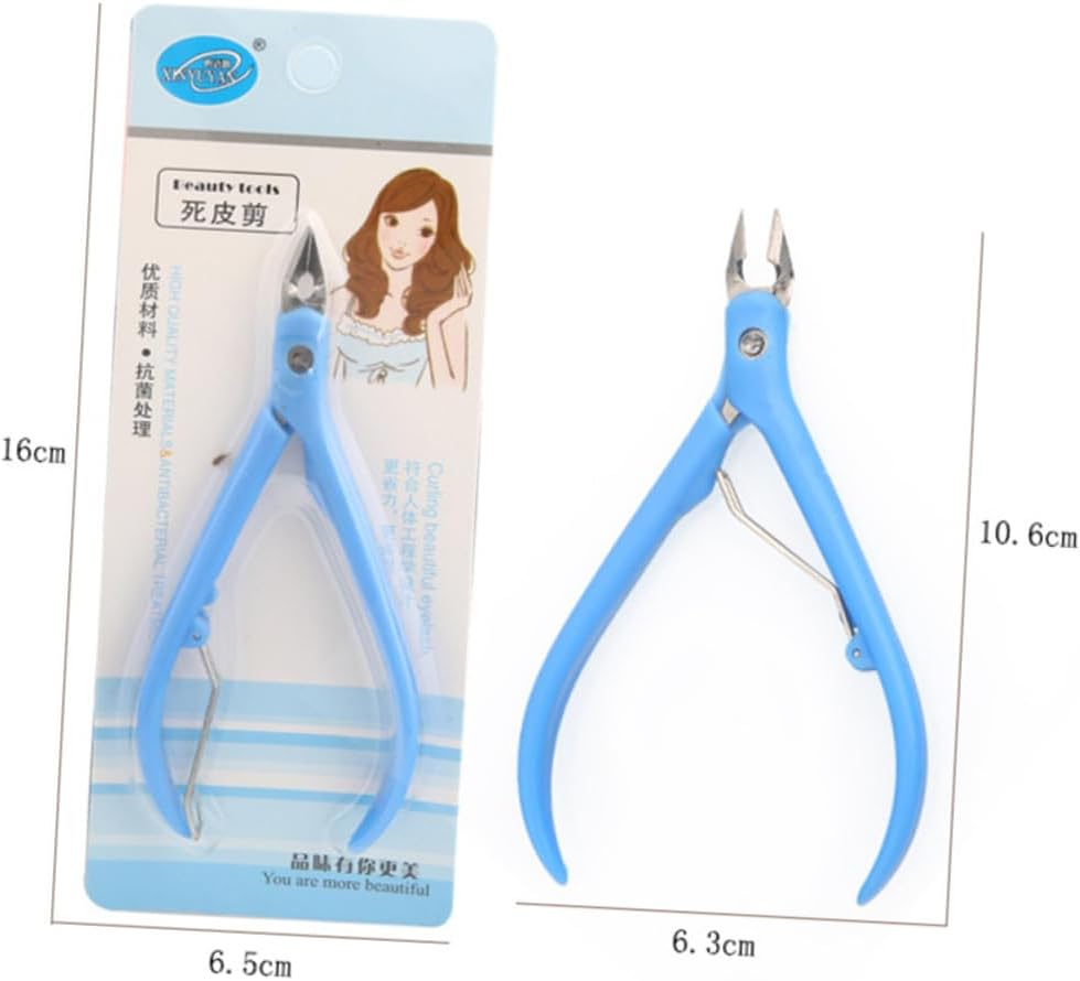 OATIPHO Stainless Steel Cuticle Nippers for Nail Jaw Clipper Professional Manicure Pedicure Tool Random