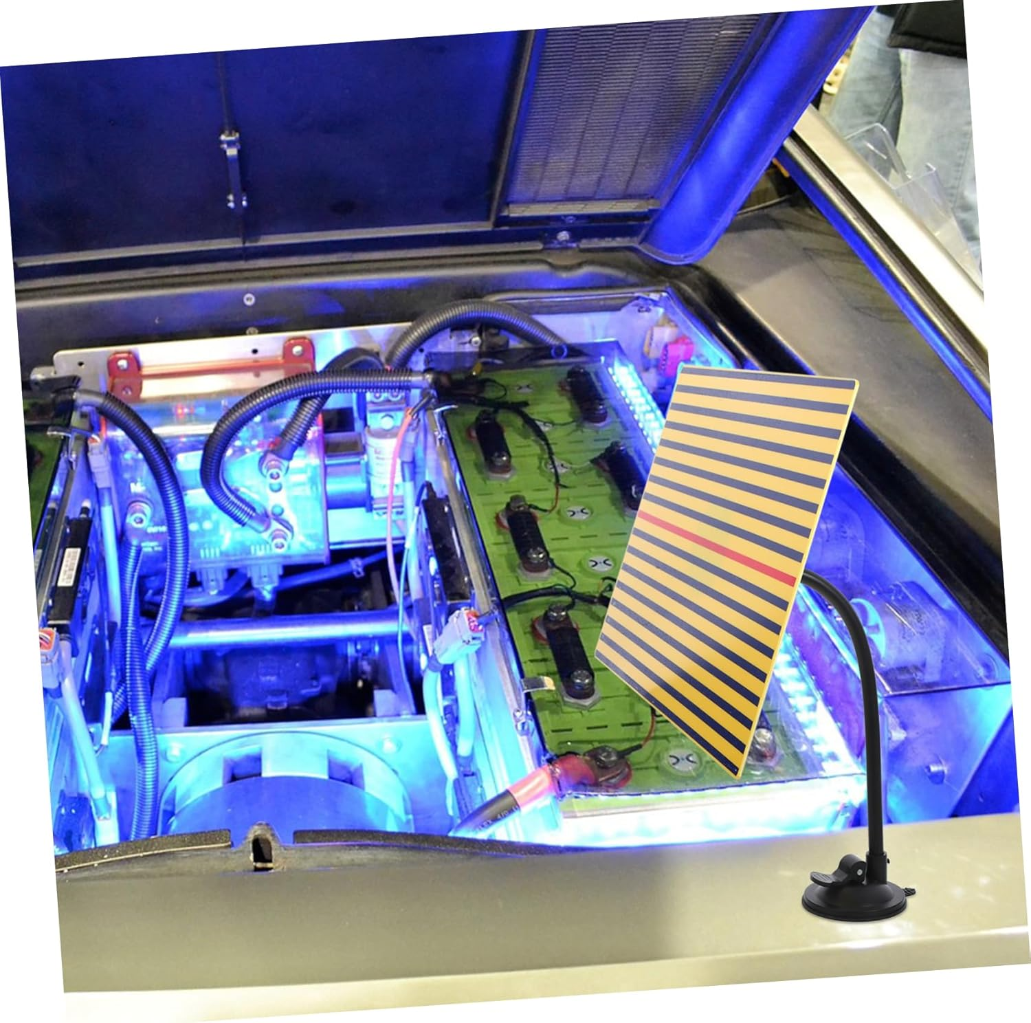 LALADEFIEE Auto Dent Removal Tool Light Board Paintless Dent Repair Reflector Panel for Automotive Body Repair Kit image number 3