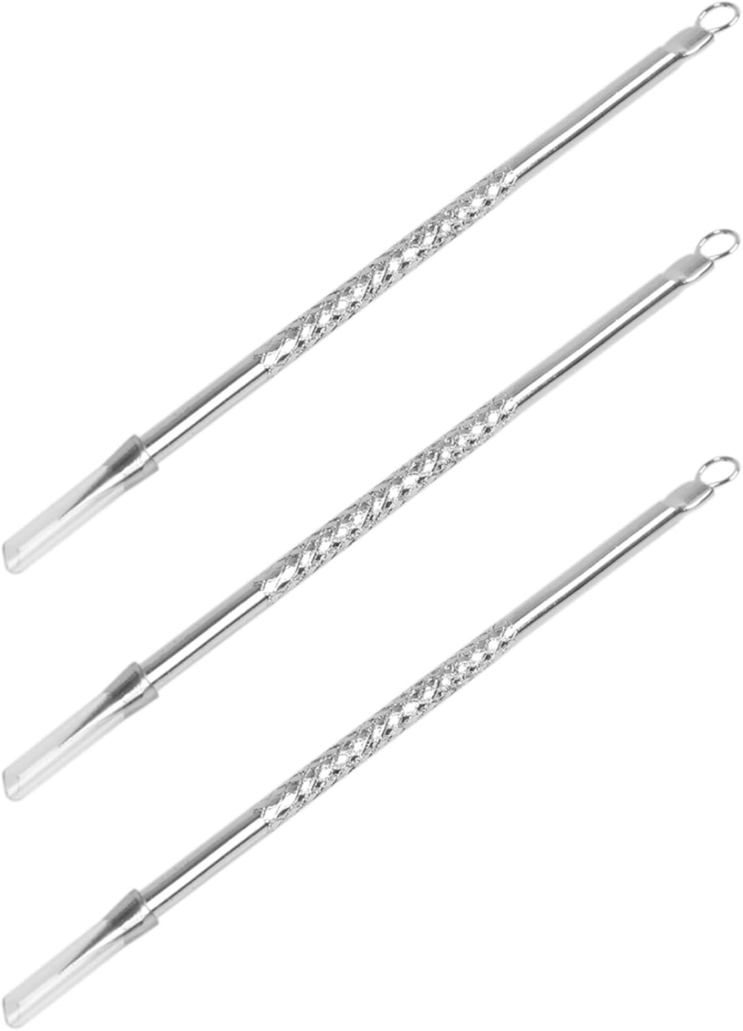 3X Blackhead Remover Cleaner Tool Acne Blemish Needle Pimple Spot Extractor Pin image number 2