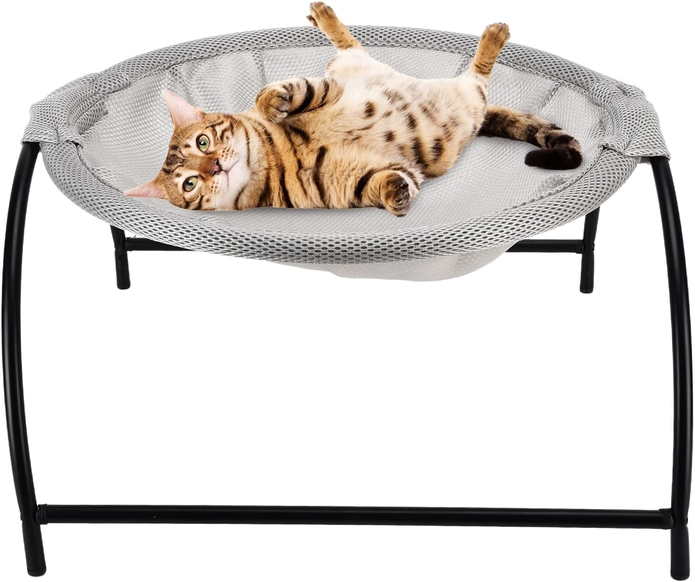 Cat Window Hammock, Detachable Cat Hammock, Washable, Breathable, Pet Hanging Bed, House for Living Room(Grey) image number 5