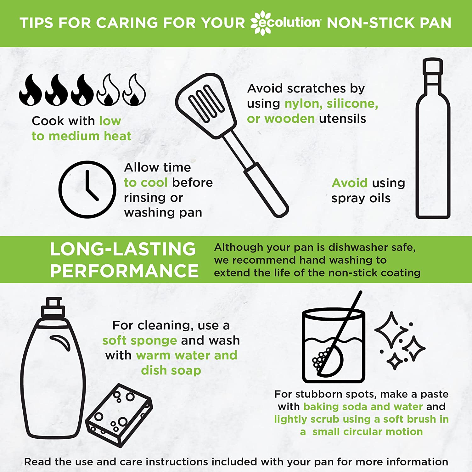 Ecolution Impressions Hammered Nonstick Frying Pan, Dishwasher Safe Cookware with Riveted Stainless Steel Handles, 12-Inch, Copper