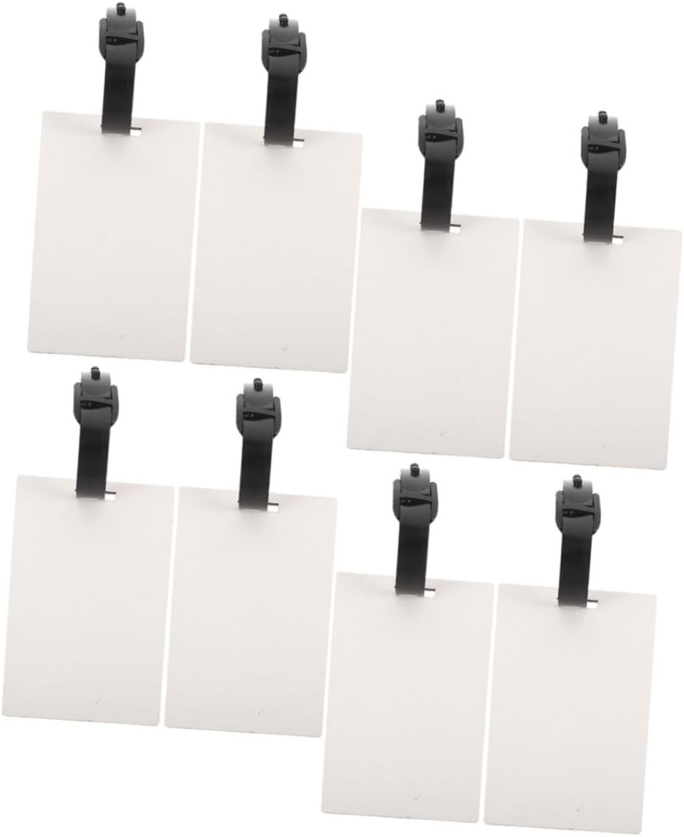 TOPPERFUN 8Pcs Thermal Transfer Luggage Tag Blank Suitcase Tags Sublimation DIY for Travel Bags image number 2