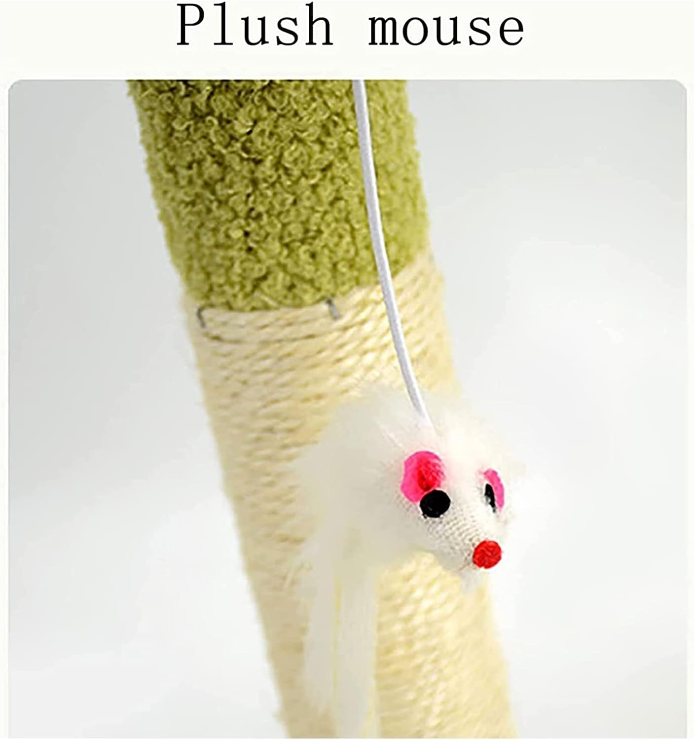 Cat House Sisal Cat Scratching Post with Climbing Frame Cat Toy with Ball Kitten for Indoor Cat Climbing Frame Cat Tree Tower image number 6