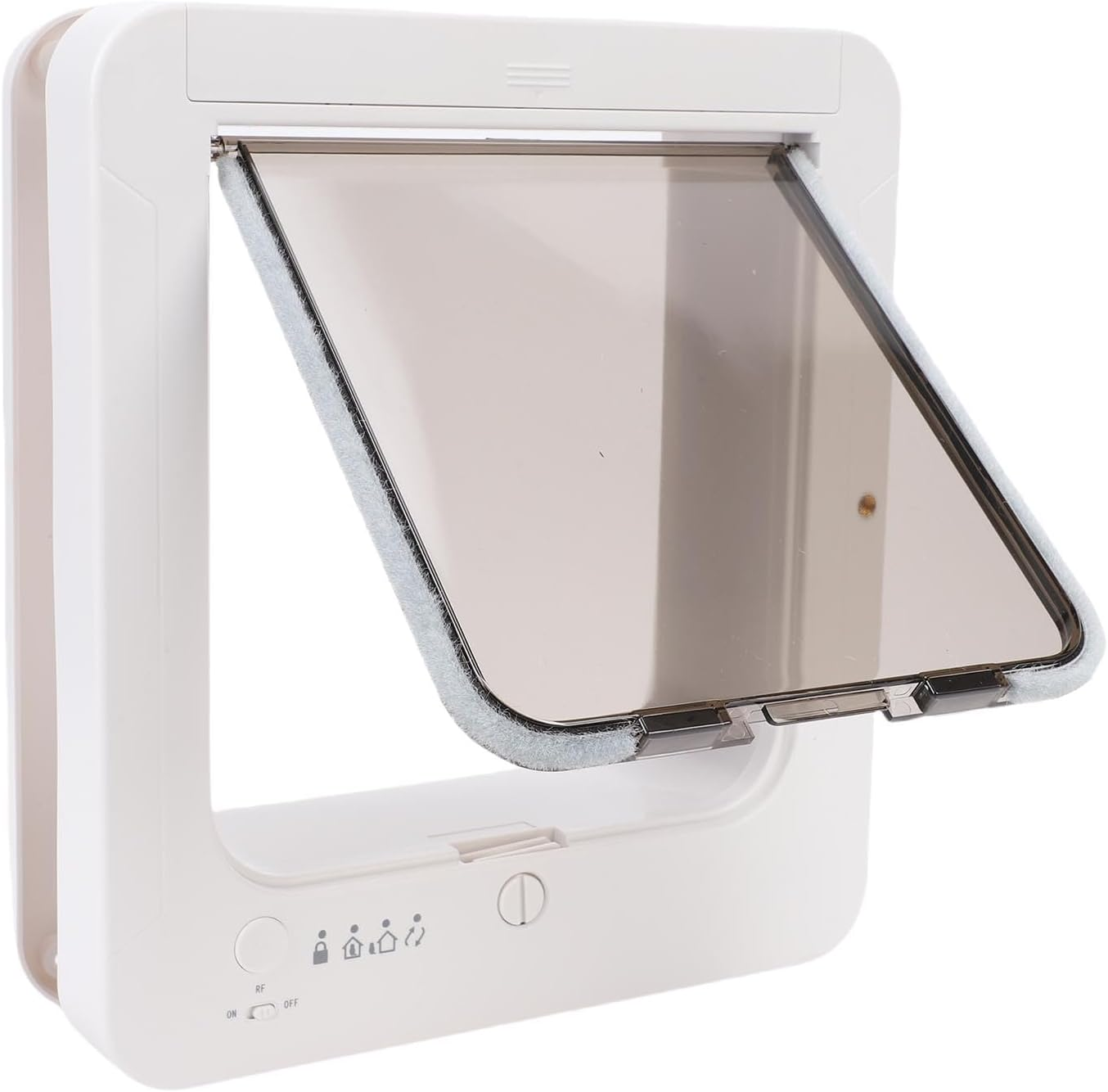 Focket Smart Cat Door for Interior and Exterior, Automatic Sensing Microchip Pet Door with 2 Collar Sensor and RFID Collar Sensor Activated Opening, Cat Flap for Door and Wall image number 2