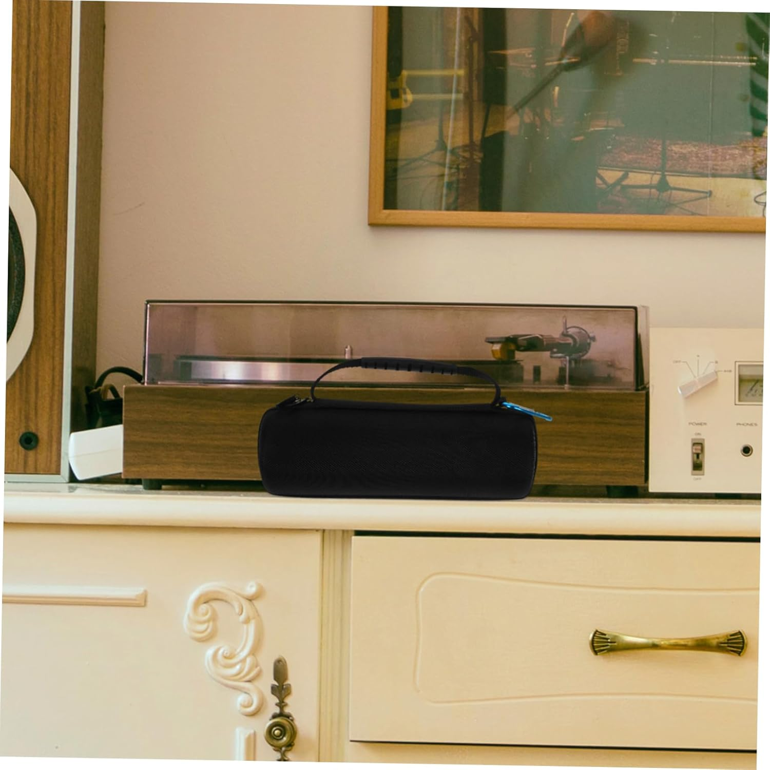 TEHAUX Dual Compartment Flip Bag Heavy Duty Flip Storage Case Travel Organiser image number 6