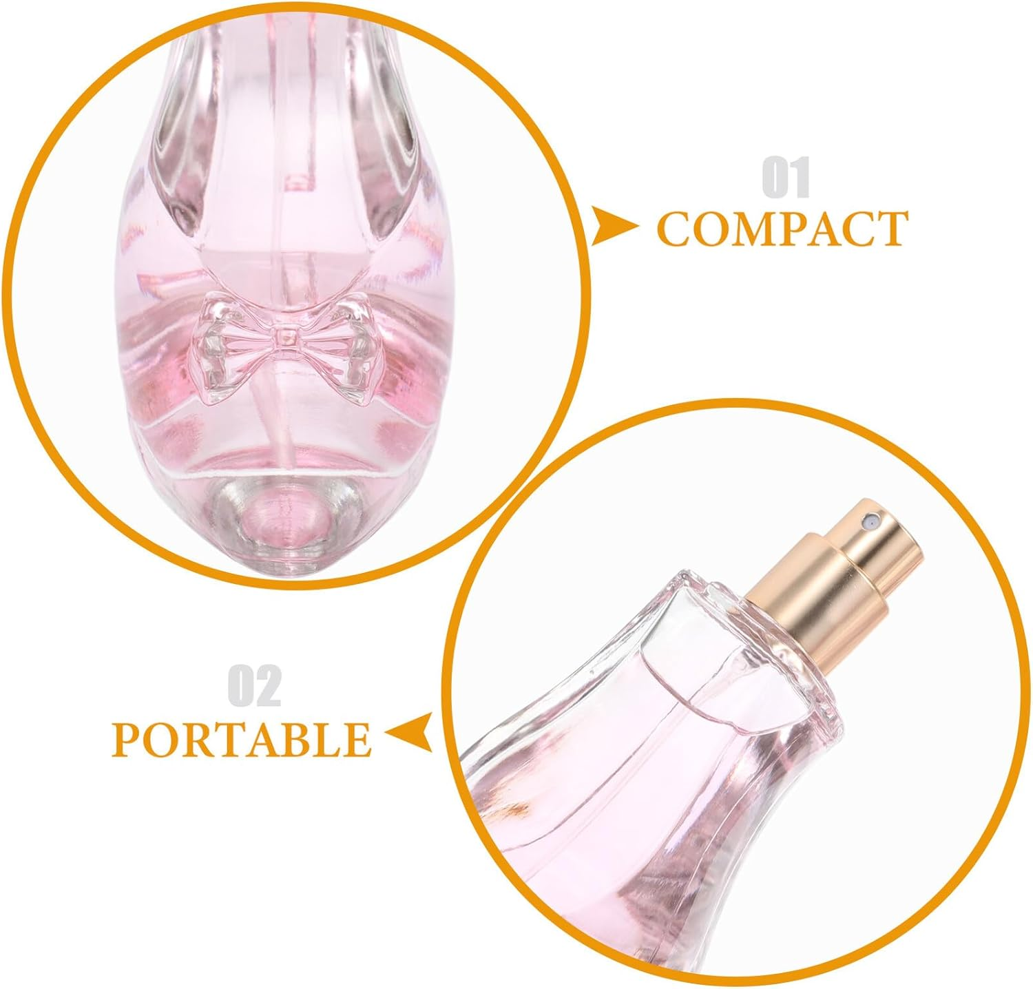 VINTORKY High Heel Shoe Shape Perfume for Women 50Ml Arabic Fragrance Pink Bottle Valentine&rsquo;S Day Suitable for Special Occasions image number 2