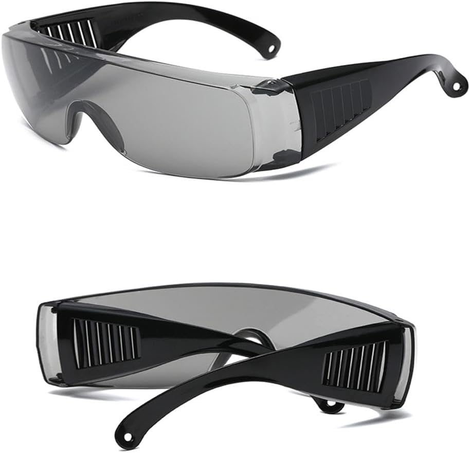 Tophomer Safety Glasses Clear/Tinted over Spectacles Goggles Protective Eyewear Frame with Anti-Scratch Lens, DIY Work Eye Protection image number 1