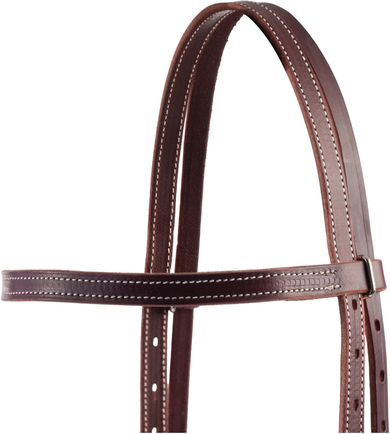 Weaver Leather Latigo Leather Browband Headstall image number 4
