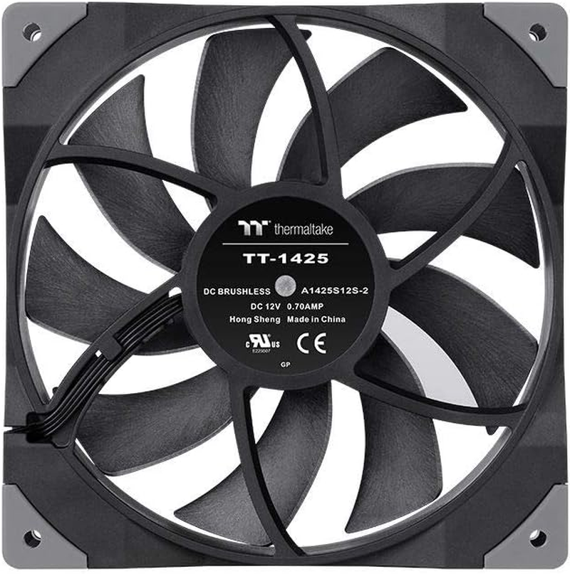 Thermaltake CL-F085-PL14BL-A TOUGHFAN 14 PWM High Static Pressure (Up to 2000RPM) Radiator Fan - Dual Pack image number 6