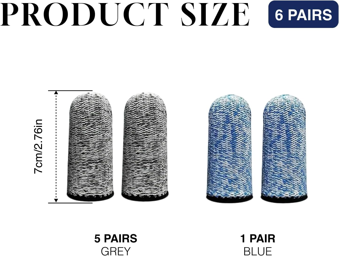 12 PCS Cut Resistant Finger Cots Reusable Finger Protectors for Kitchen, Work, Sculpture, and DIY Projects Anti-Slip, Breathable, and Comfortable Finger Sleeve Protectors for Enhanced Safety image number 4