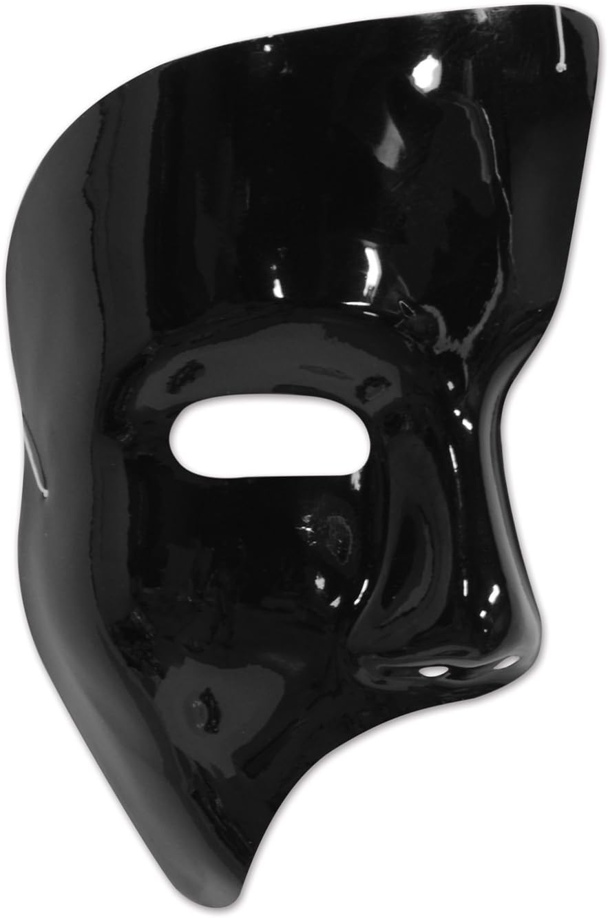 Beistle 60820-BK Phantom Masks (24 Pack), Black image number 5