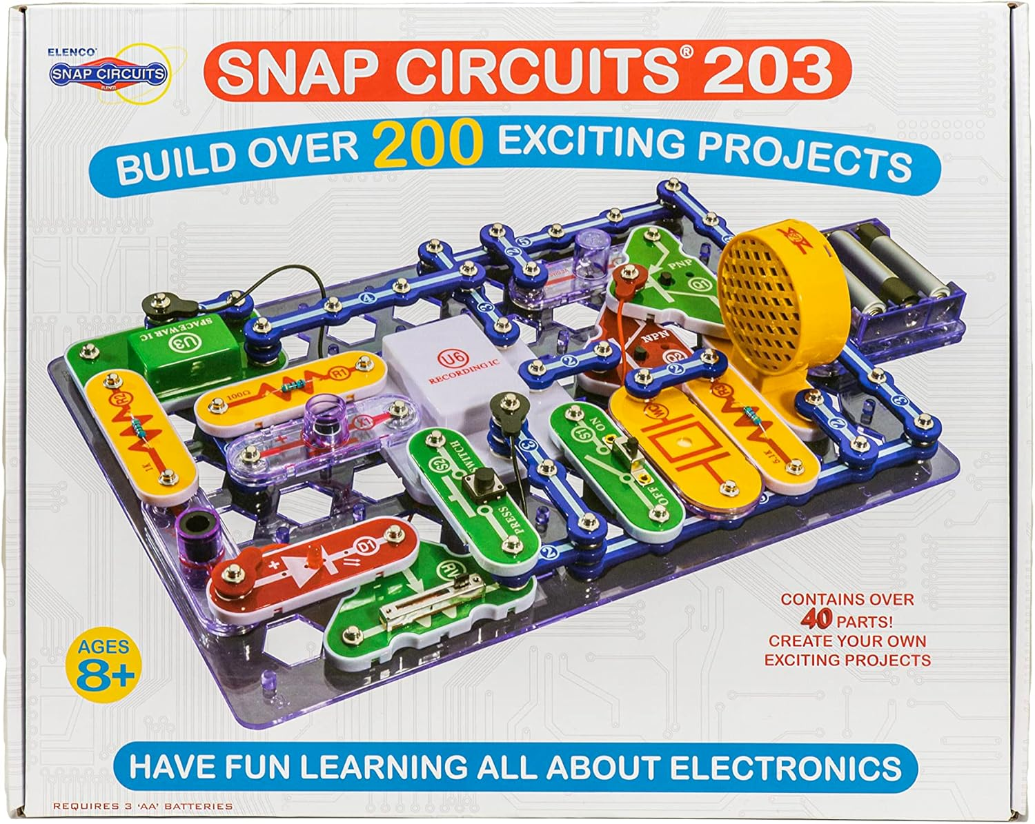 Snap Circuits 203 - CM200 - Electronics Discovery Kit image number 3