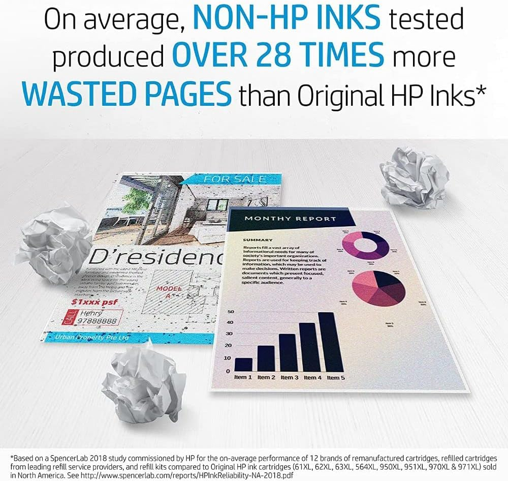 HP (971XL) CN627AA Genuine Magenta [6.6K Page] High Capacity Ink Cartridge image number 1