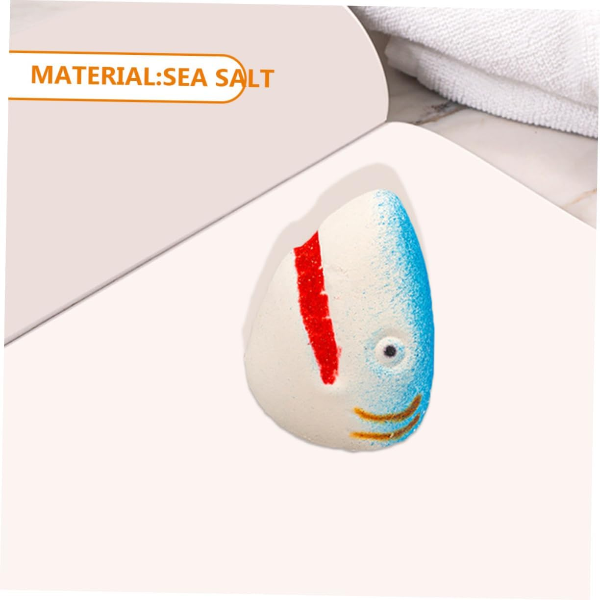 3Pcs Shark-Shaped Bath Salt Bomb Essential Oil Bubble Bath Bomb for Relaxation