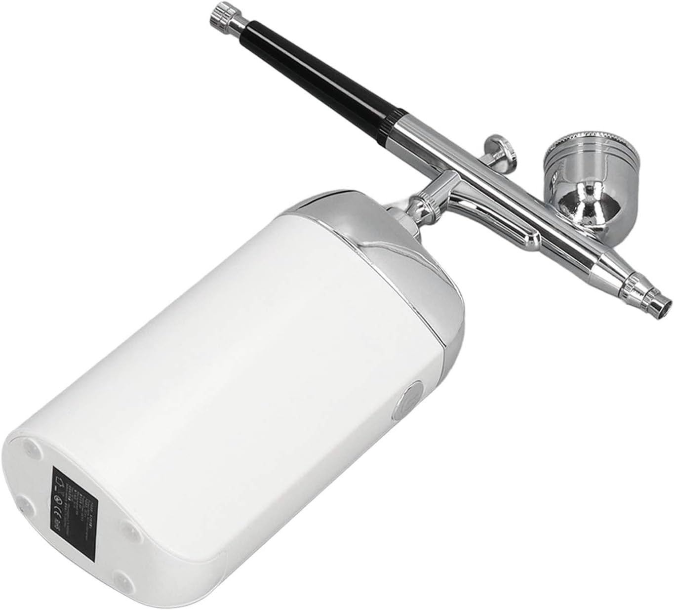 Oxygen Facial Portable Airbrush, USB Cordless Water Oxygen Airbrush Beauty Device Facial Oxygen Machine Portable Makeup Airbrush Moisturizing Sprayer Facial Mister Airbrush Kit (White)