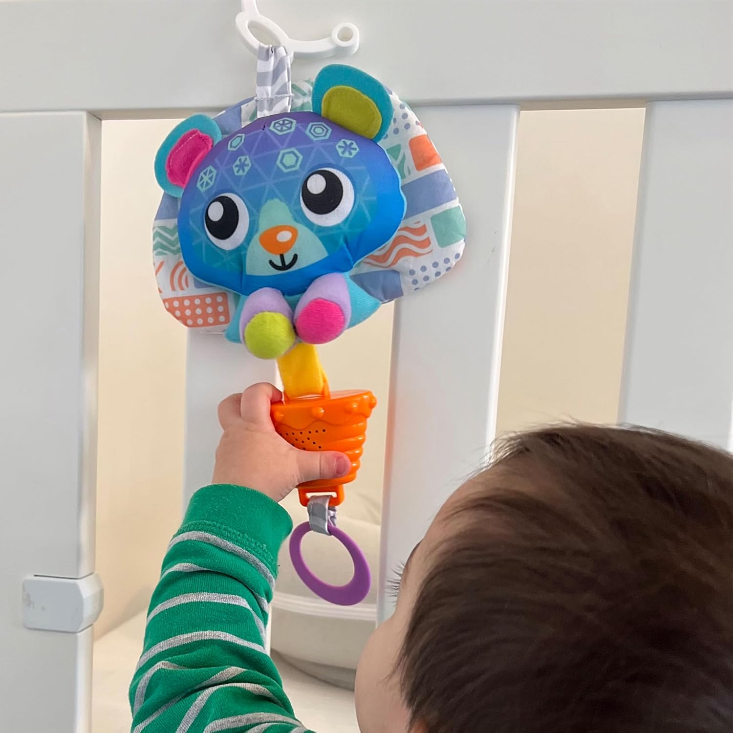 Playgro Polar Pals Musical Pullstring Bear Toy image number 6