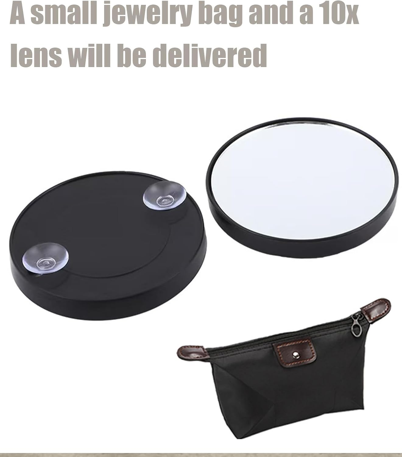 Makeup Box with Drawer, Waterproof Travel Train Case, Cosmetic Organizer and Makeup Suitcase ，Multi Compartments Beauty Box and Shoulder Strap (Black)