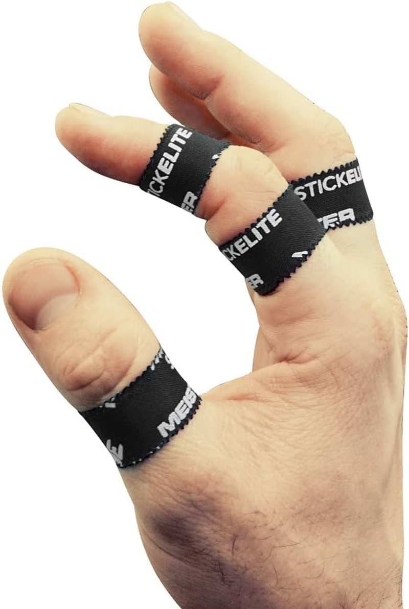 Meister Stickelite Professional Porous Athletic Tape for Fingers & Toes - 15Yd X 1/2" - Black - 2 Rolls