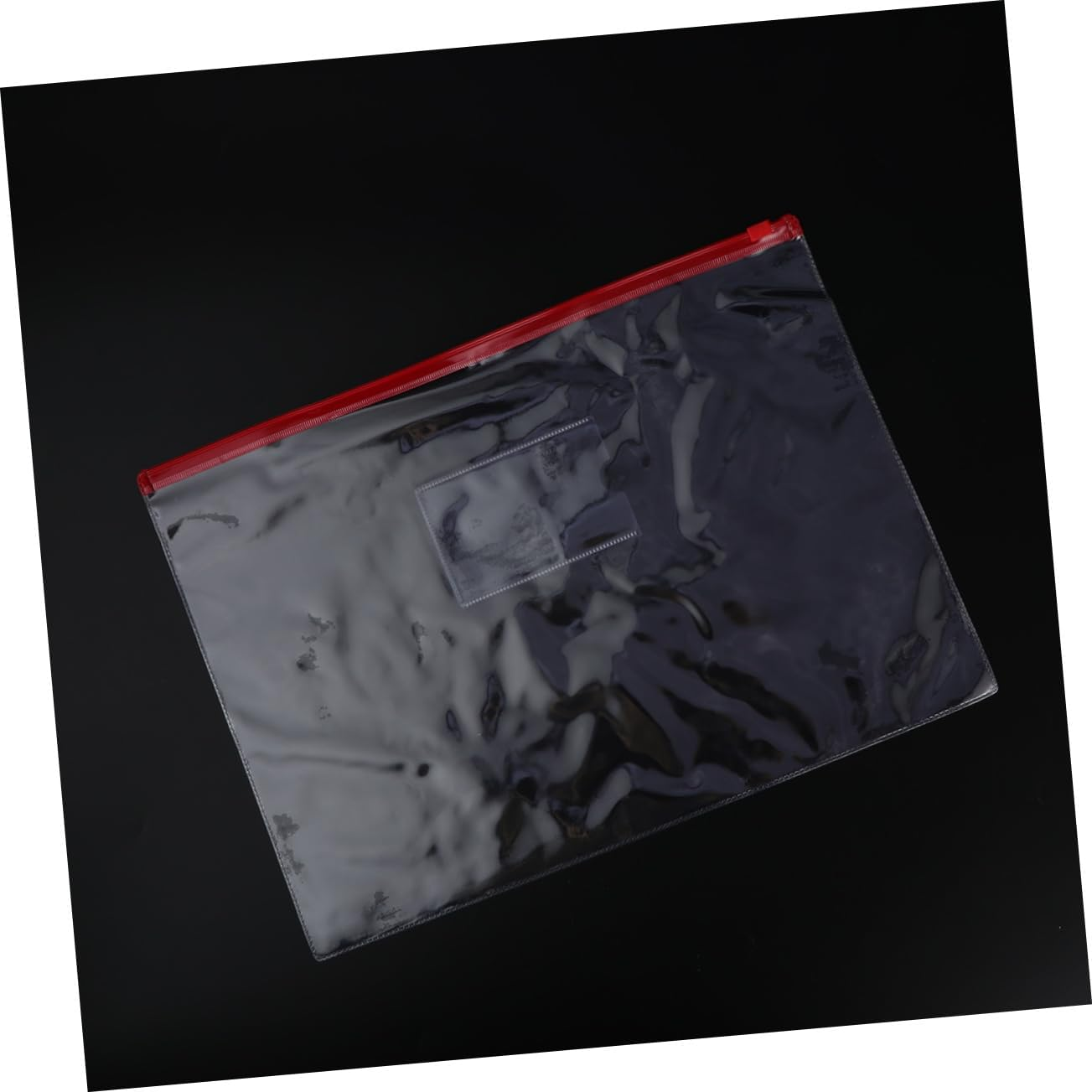 SECFOU 40Pcs PVC Zipper File Bag Pouch Organizer Portable Document Pockets for School Office Travel