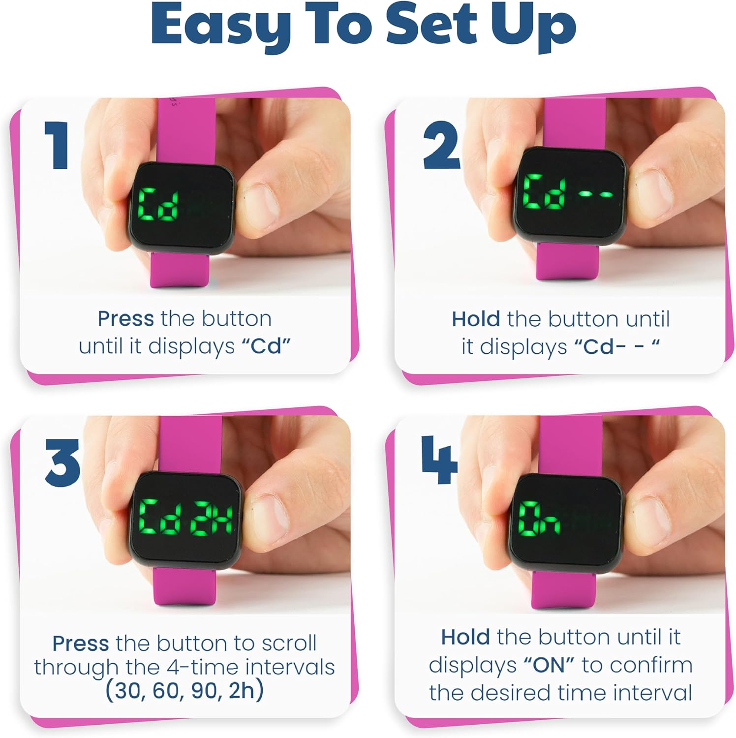 Potty Training Watch for Kids V2 a Water Resistant Potty Reminder Device for Boys & Girls to Train Your Toddler with Fun/Musical & Vibration Interval Reminder with Potty Training Ebook