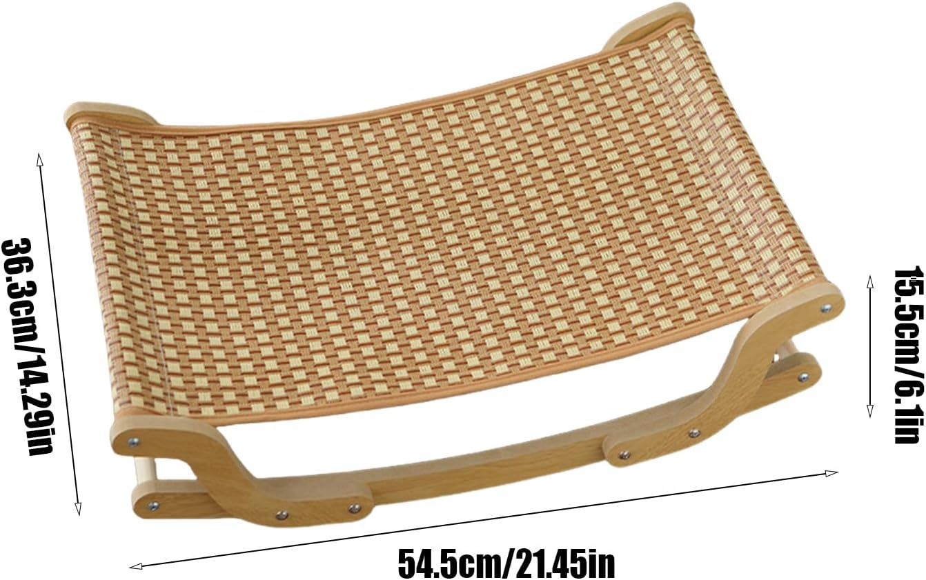 Cats Lounge Chair,Cats Sleep Nest - Kittens Rocking Bench Playbench Living Room Indoor Balcony Apartment Garden Travel Warm Days Lounge Window Home image number 2