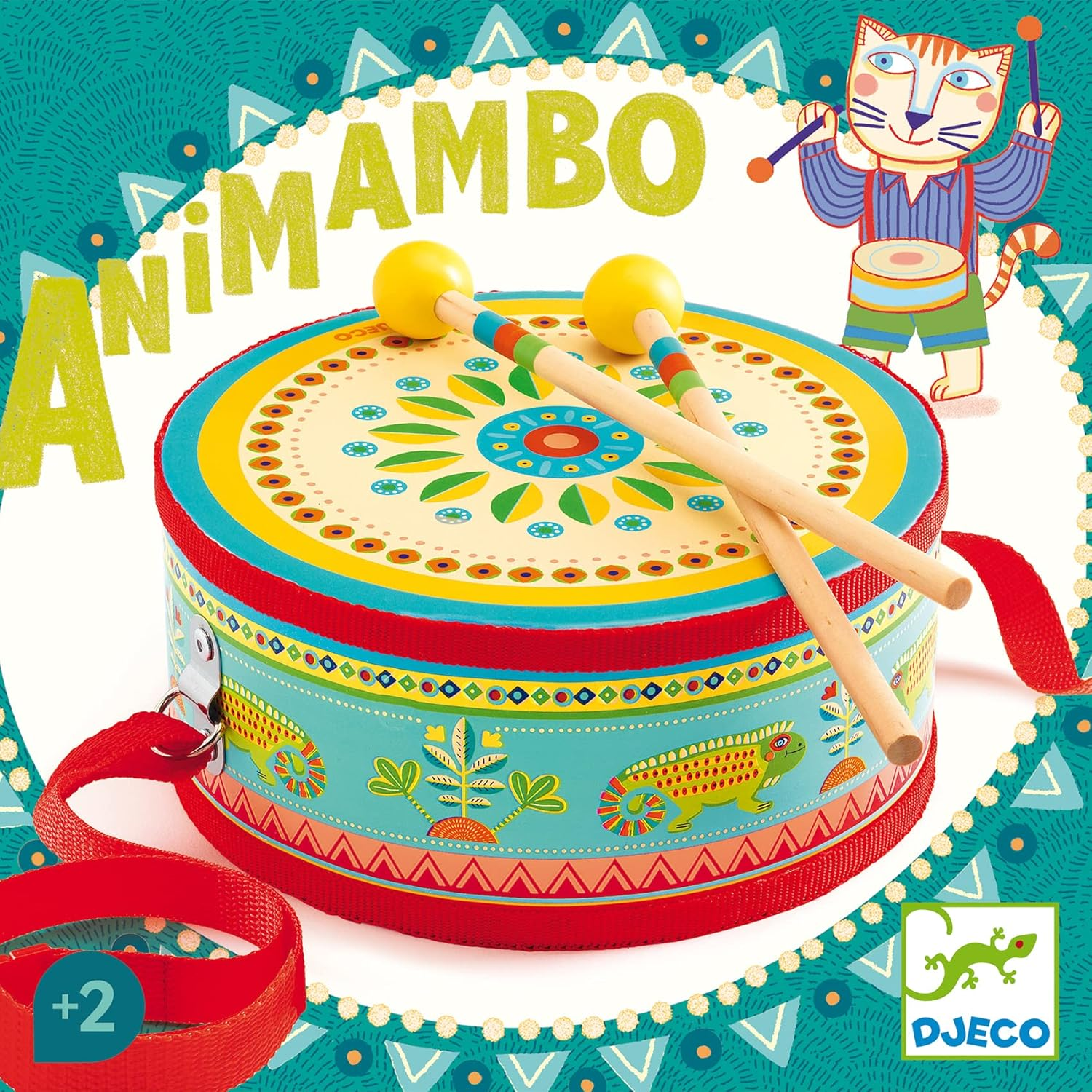 Djeco DJ06004 Animambo Drum image number 2