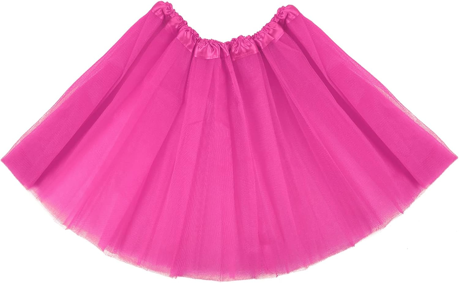 1 Pack Adult Tulle Tutu Skirt Women'S Vintage Tulle Bubble Tutu Skirt Prom Party Skirt Elastic 3 Layer for Women and Teens