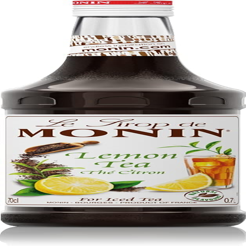 MONIN Lemon Tea Syrup, Balanced Lemon and Tea, Gluten-Free, Vegan, Non-Gmo, 700 Ml, Lemon Tea image number 3