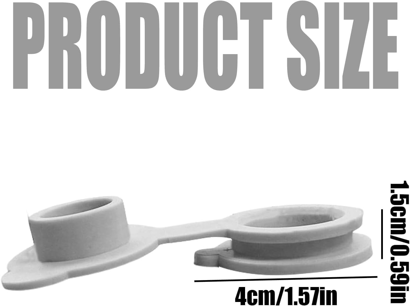 Lexziuo 2PCS Silicone Bathtub Drain Plugs - Soft Universal Bear Shaped Tub Stopper for Kids, Leakproof Bath Plug with Cute Design, Durable Water Saving Shower Sink Stopper (Blue) image number 1