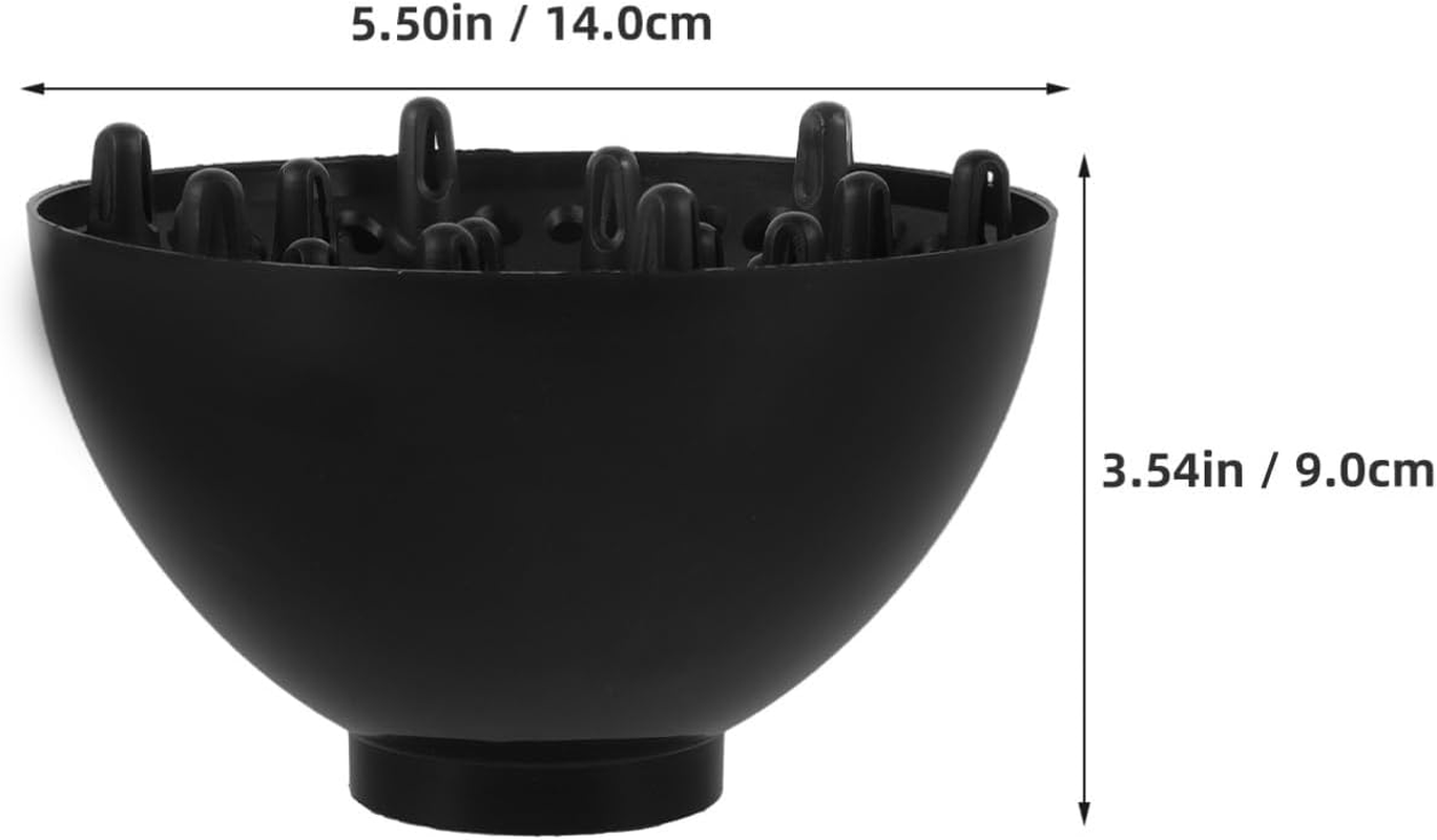 BAZEITFLOW 2Pcs Universal Hair Dryer Diffuser Nozzle Attachments for 4-4.8Cm Nozzle Size for Curly and Wavy Hair Styling image number 1