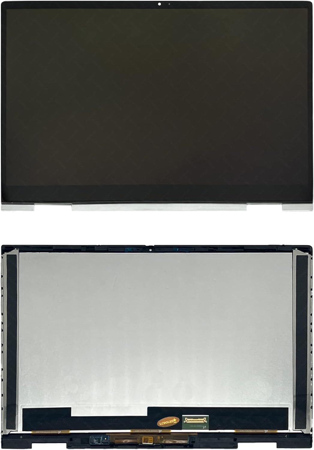 LCDOLED Replacement for HP Envy X360 13M-Bd0Xxx 13M-Bd1Xxx 13-Bd0Xxx 13-Bd1Xxx 13-Bd0000 13-Bd1000 13.3 Inches FHD IPS LCD Display Touch Screen Digitizer Assembly Bezel with Board (Silver-Oled Type) image number 1
