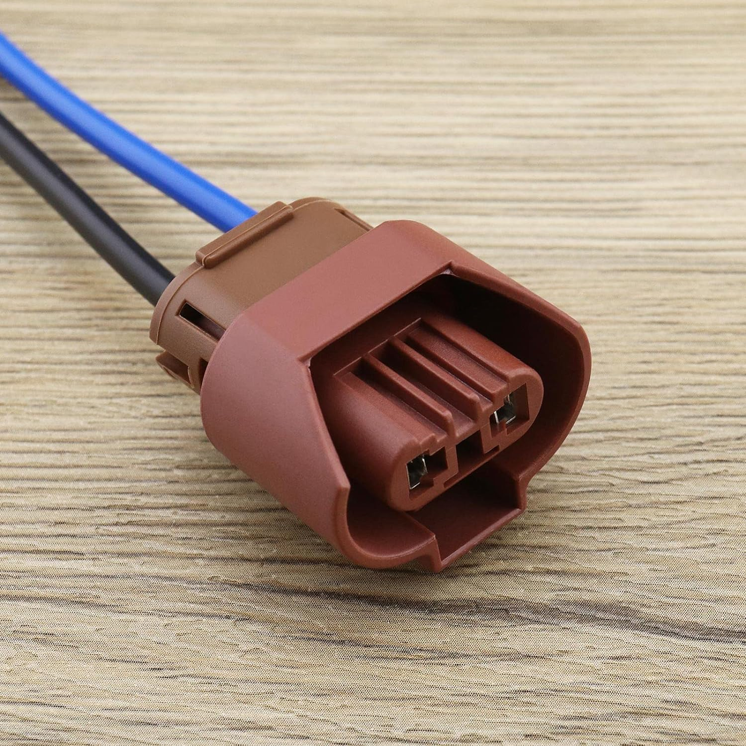 2PCS HB3 HB4 9005 9006 Headlight Bulb Sockets Wiring Harness 2 Pin Fog Light Bulb Socket Repair Connector Plug Wire for Headlight Fog Light 12V 15Cm image number 3