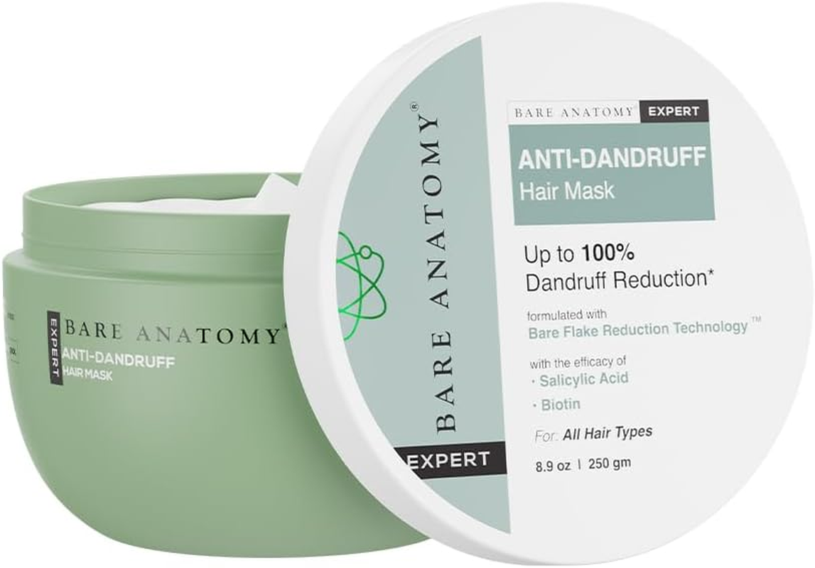 Bare Anatomy EXPERT Anti-Dandruff Hair Mask | Targets Oily Scalp and Sheds Dry Flakes | 250G image number 1