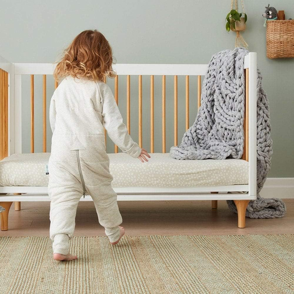 Ergopouch 3.5 TOG Sleep Onesie &ndash; 12&ndash;24 Months &ndash; Grey Marle Print &ndash; Organic Cotton Sleeping Bag Alternative for Infants and Toddlers. image number 1