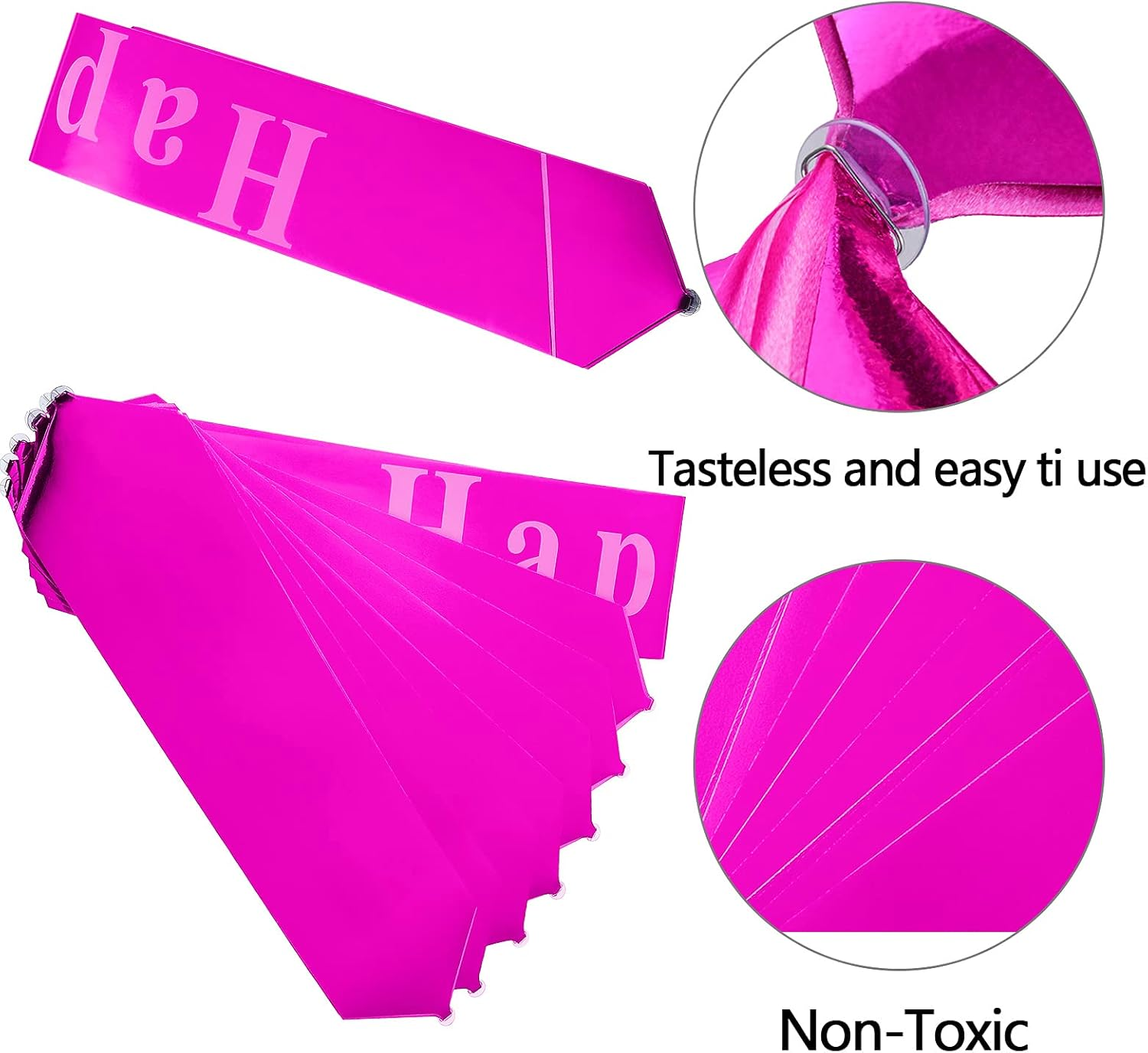 Happy Birthday Car Bow Big Car Ribbon Bow Large Gift Wrapping Bow Giant Bow for Car Decorative Huge Pull Bow for Christmas Party Birthday Car Decoration (Magenta,20 Inches)
