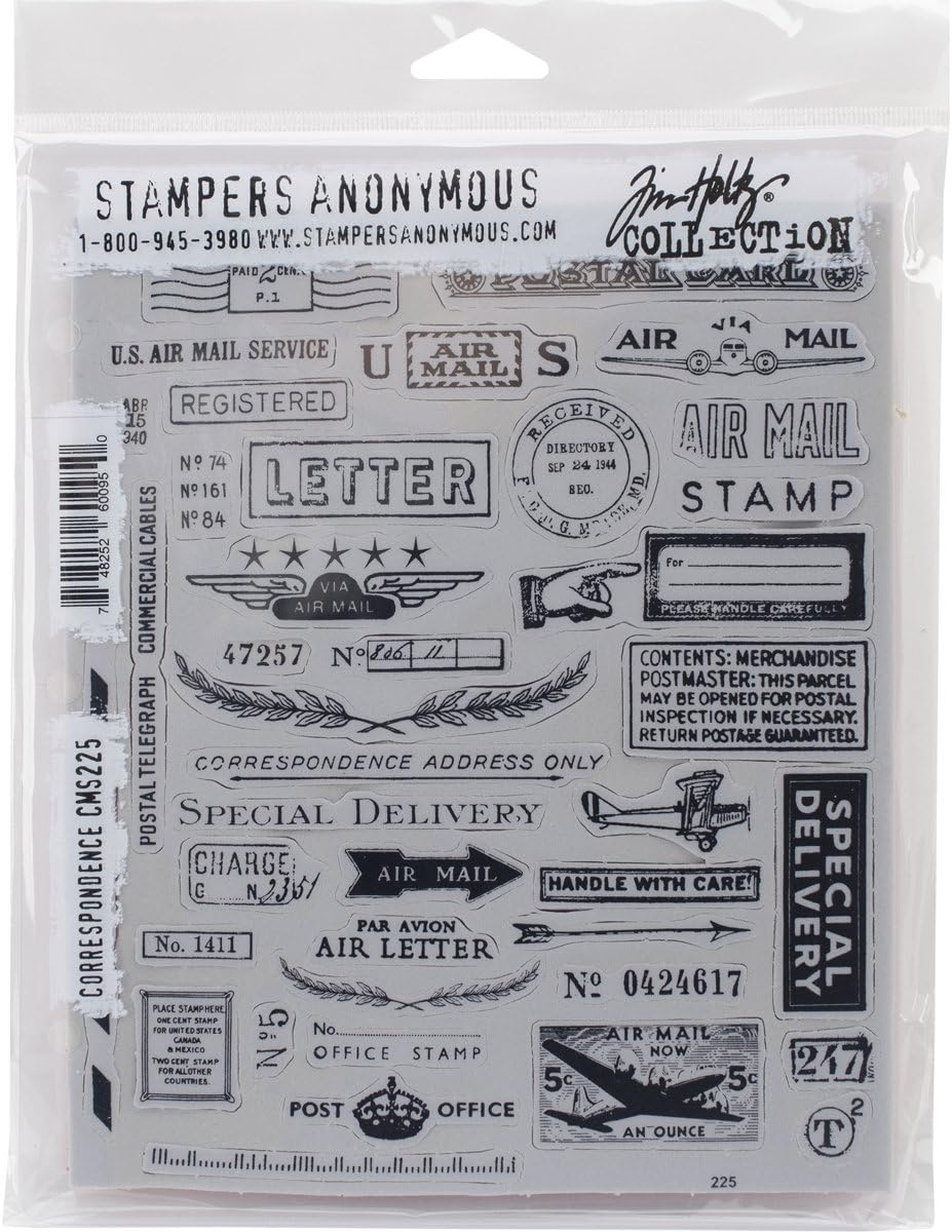 Stampers Anonymous Tim Holtz Cling Stamps 7"X8.5", Correspondence image number 6