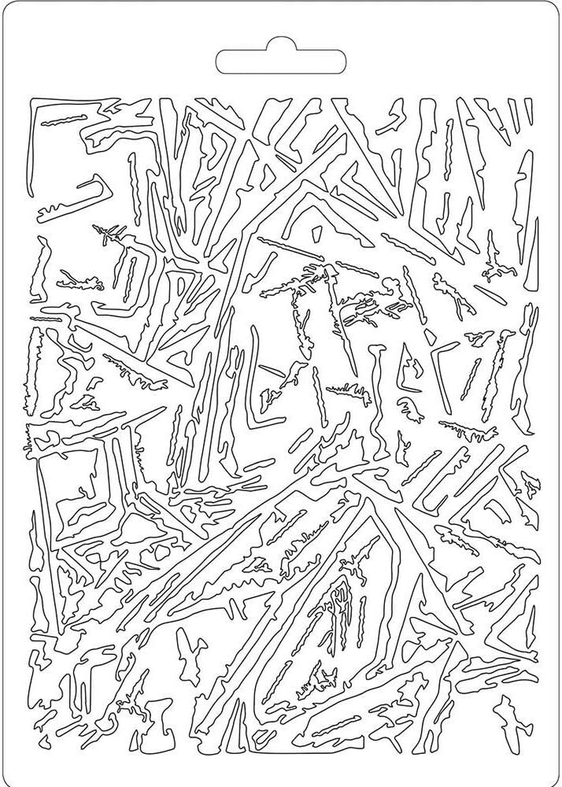 STAMPERIA INTL, KFT (3PL) Soft Maxi Mould A5, Glass Effect, Arctic Antarctic