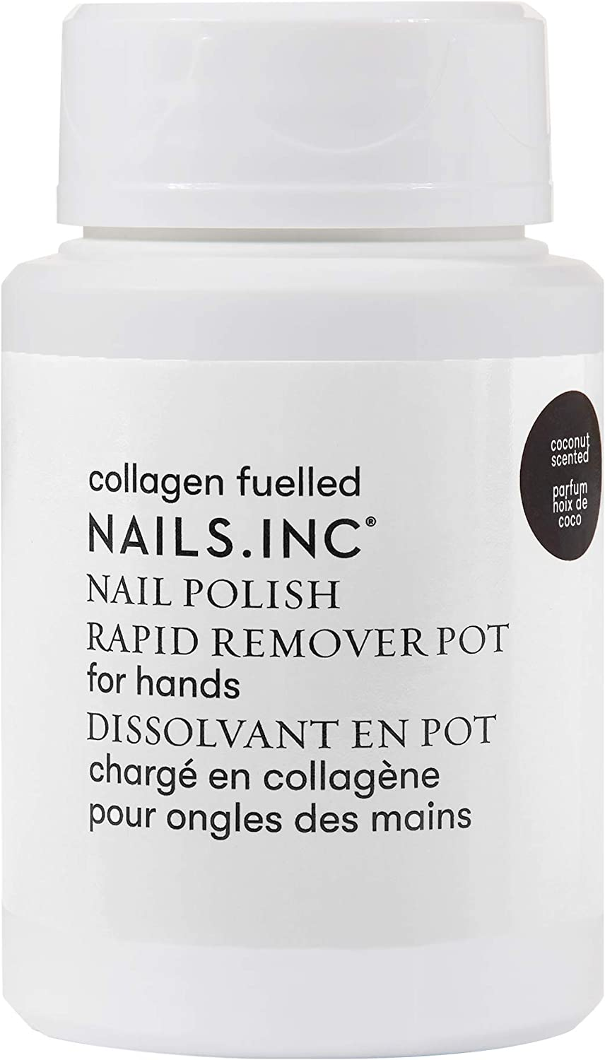 Nails INC Nail Polish Remover Pot Powered by Collagen, 60Ml image number 1