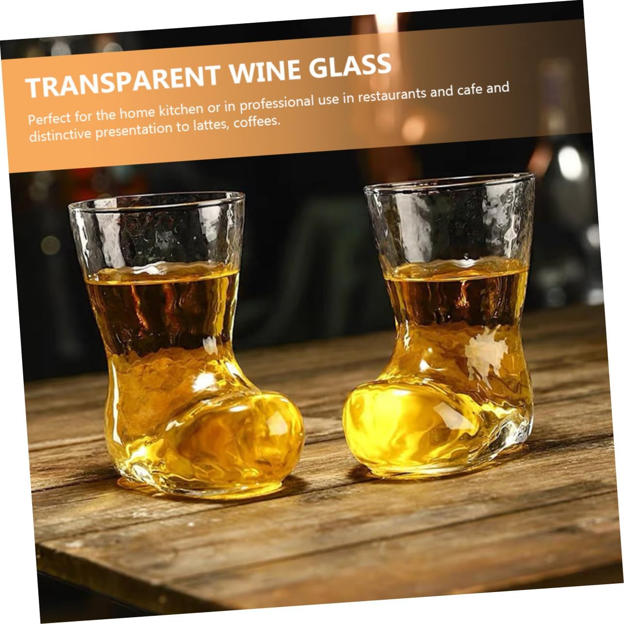 LABRIMP Boot Shaped Glass Cup Creative Beer Mug for Parties Unique Design Drinking Glass for Cold Beverages Stylish Bar Accessory for Home and Celebrations image number 1
