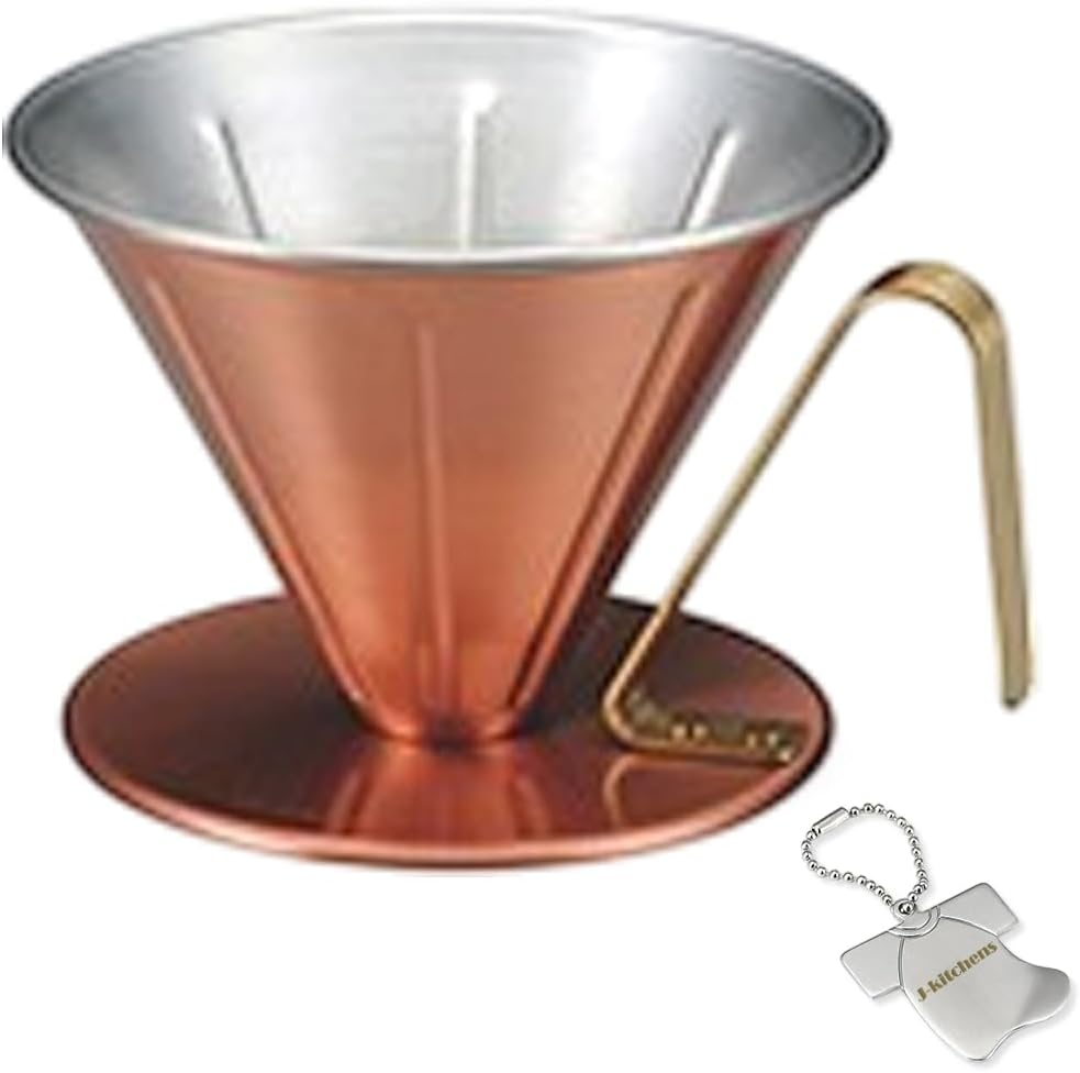 J-Kitchens Cooklife Coffee Dripper Copper Large Made in Japan with Original Tag image number 2