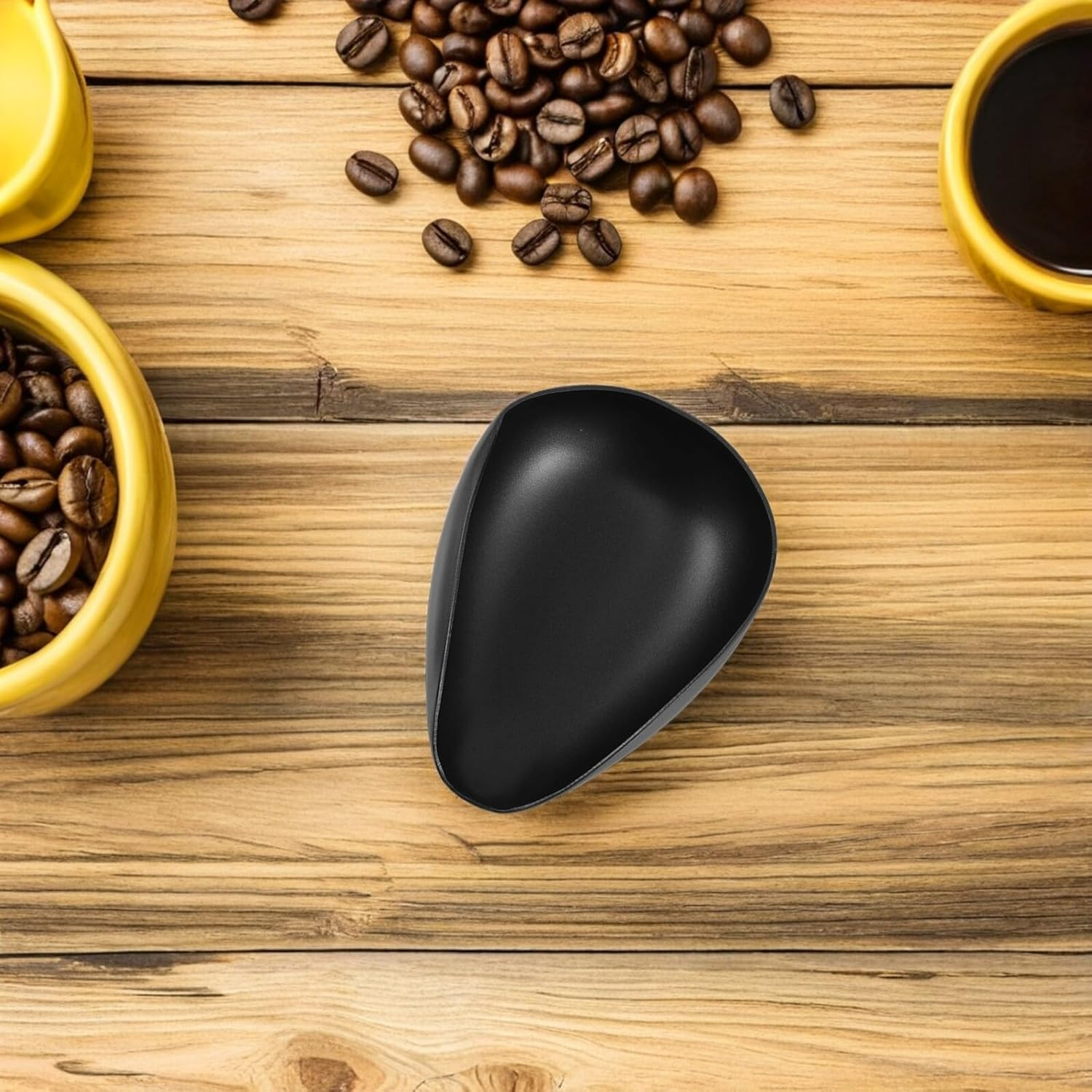 BRIGHTFUFU Loose Leaf Tea Powder Coffee Bean Sample Trays Coffee Cupping Tray Espresso Measuring Tool Scale Food Grams Espresso Bean Holder for Scale Black