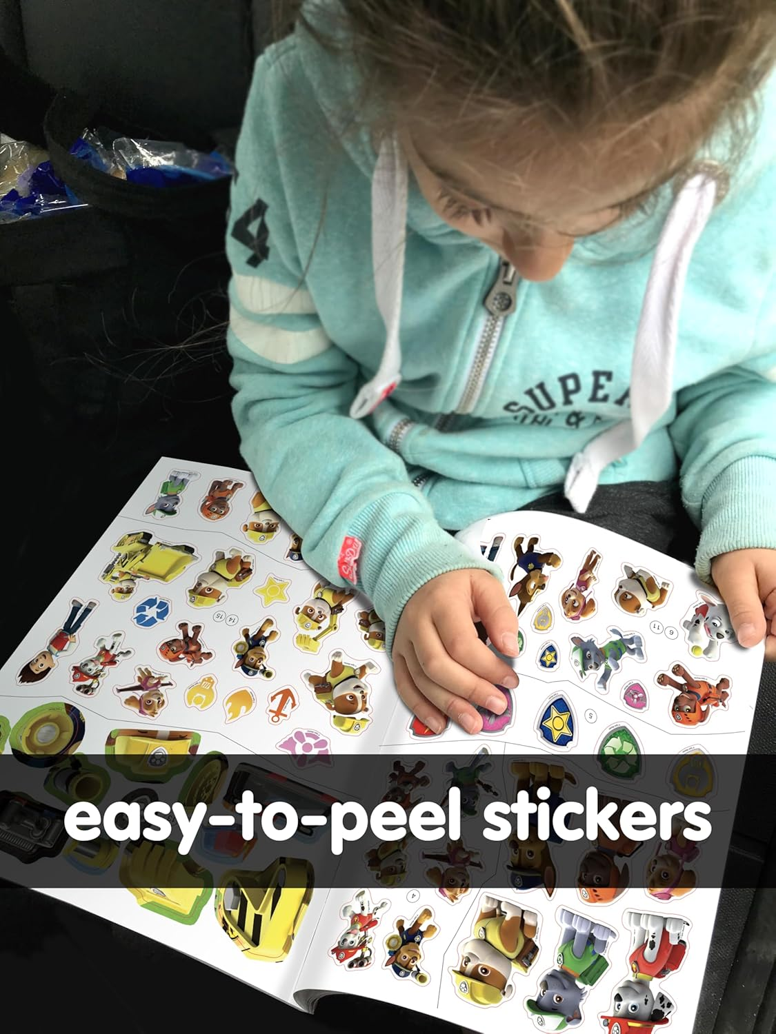 Paw Patrol Nick Sticker Book Treasury - Activity Books for Kids, 350 Reusable Stickers, 96 Pages of Fun image number 3