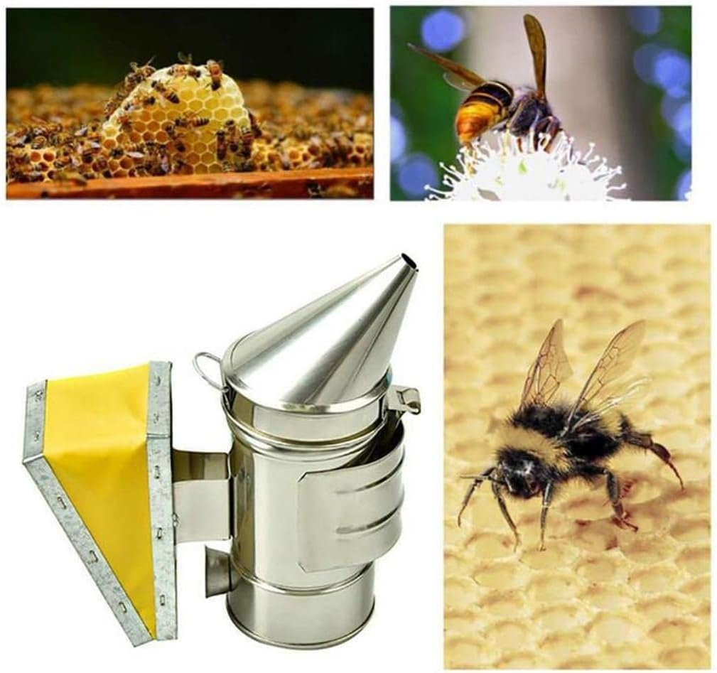 Perfect Beekeeping Smoker Bee Smoke Tool Smoker Sprayer with Hook image number 1