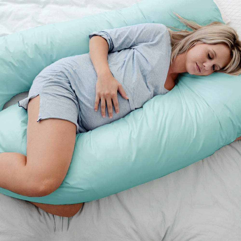 Australian Made Pregnancy/Maternity/Nursing Pillow Body Feeding Support (Pillowcase Included) (Lilac)